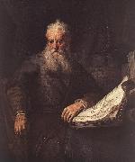 REMBRANDT Harmenszoon van Rijn Apostle Paul oil on canvas